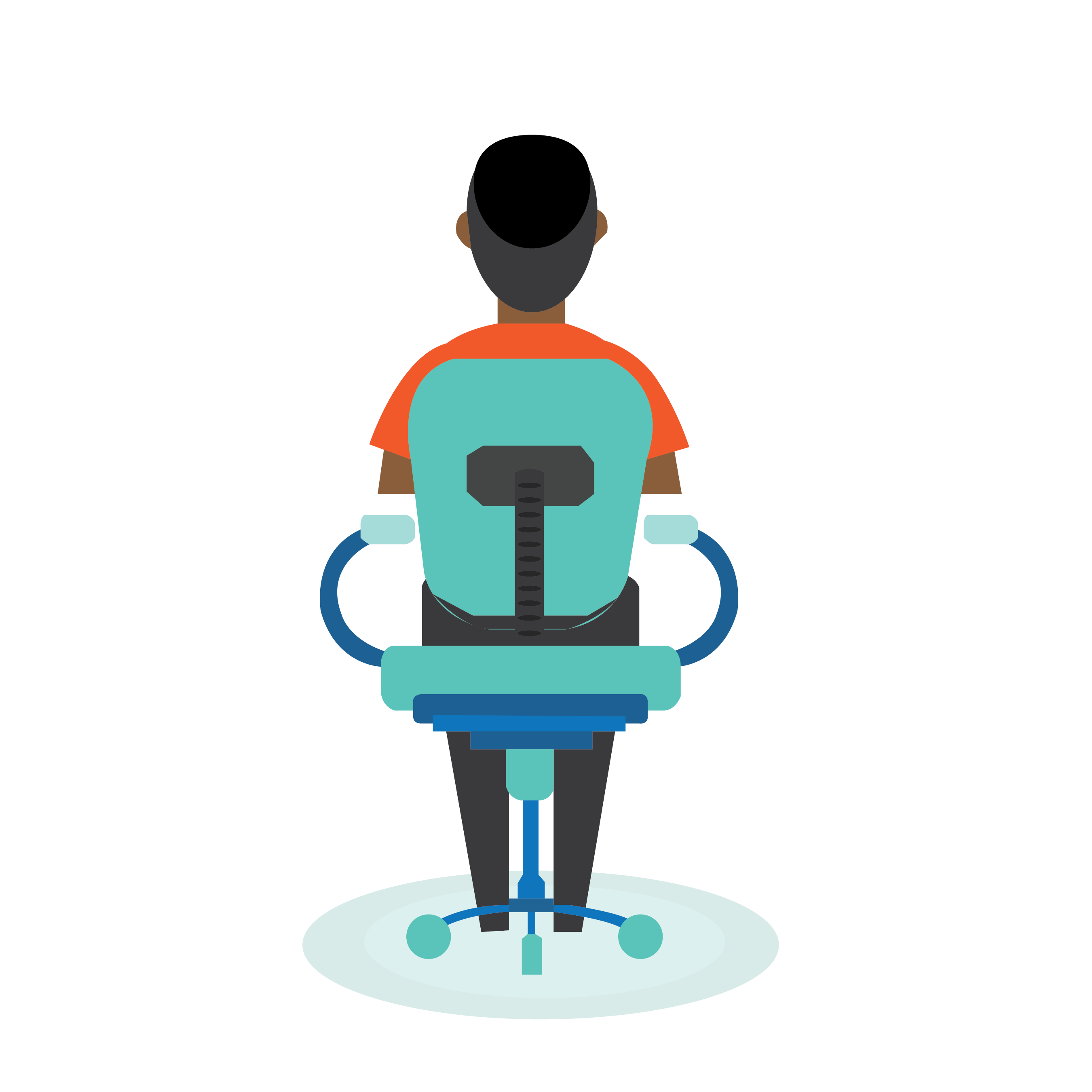 human-on-chair